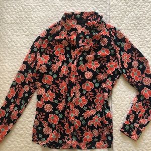 Floral long sleeve shirt